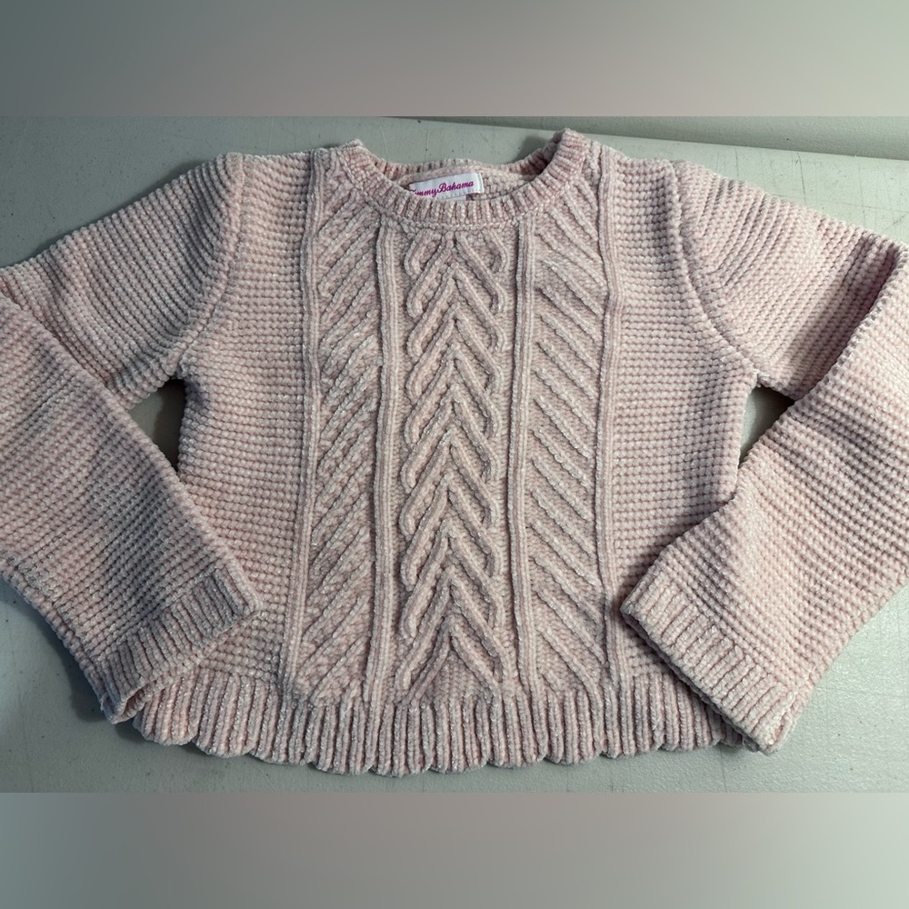 TOMMY BAHAMA GIRLS SWEATER - SIZE MEDIUM 7/8